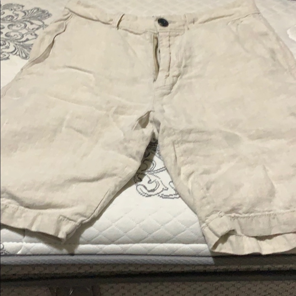 Linen shorts
